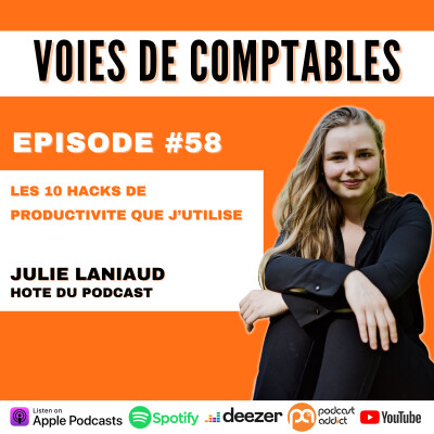 #58 Les 10 hacks de productivité que j'utilise (vraiment) cover