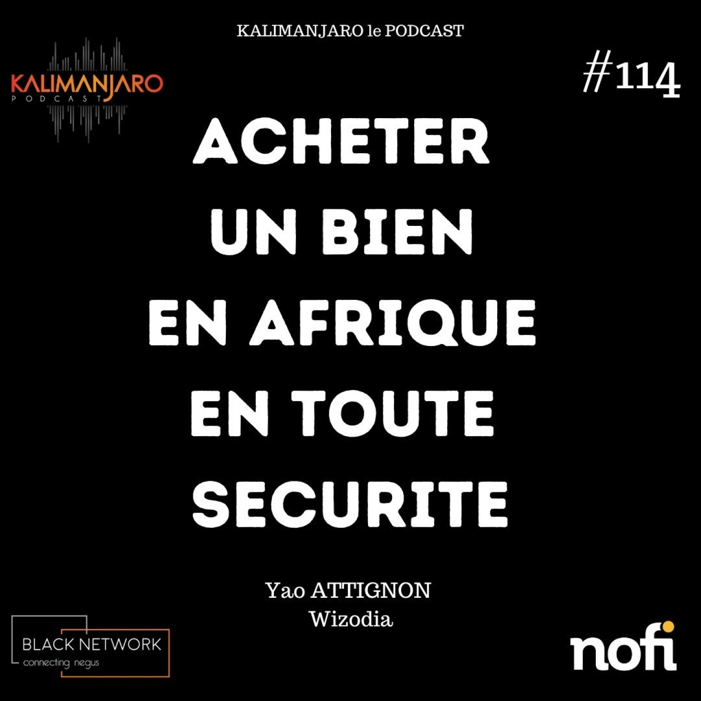 Episode #114: acheter un bien en Afrique en toute sécurité avec Yao ATTIGNON de WIZODIA episode artwork