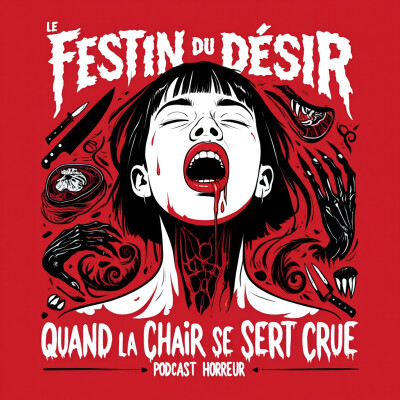 Podcast horreur français : un dîner cannibale dans l’ombre des légendes cover