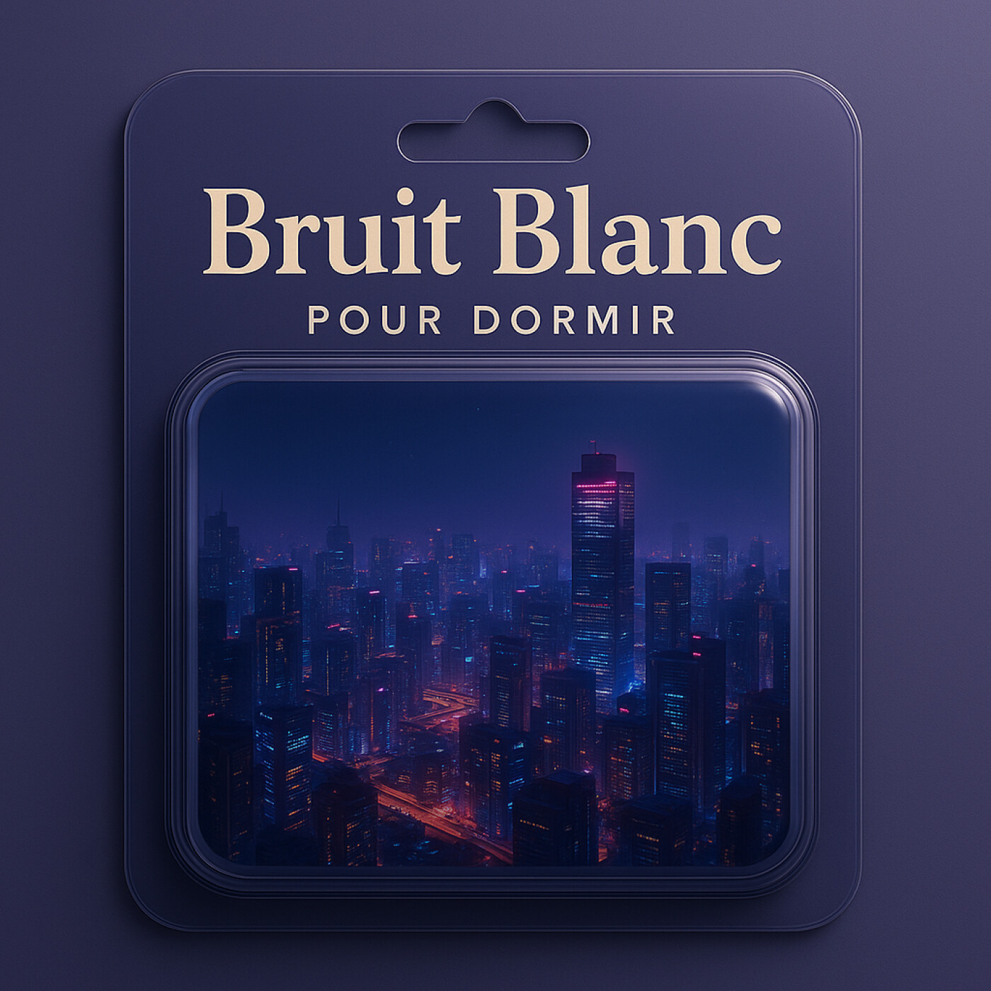 1 H Bruit Blanc pour DORMIR | Ambiance relaxante en haut de la ville