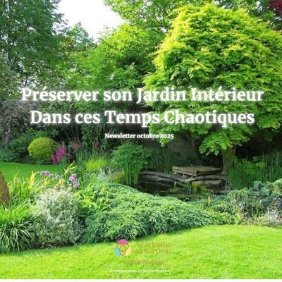 Préserver son jardin Intérieur dans ces temps chaotiques cover