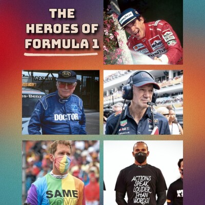 The Heroes of F1: Ayrton Senna’s Legacy, the Neurosurgeon Who Transformed Safety, F1’s Greatest Engineer, and GOAT Drivers cover