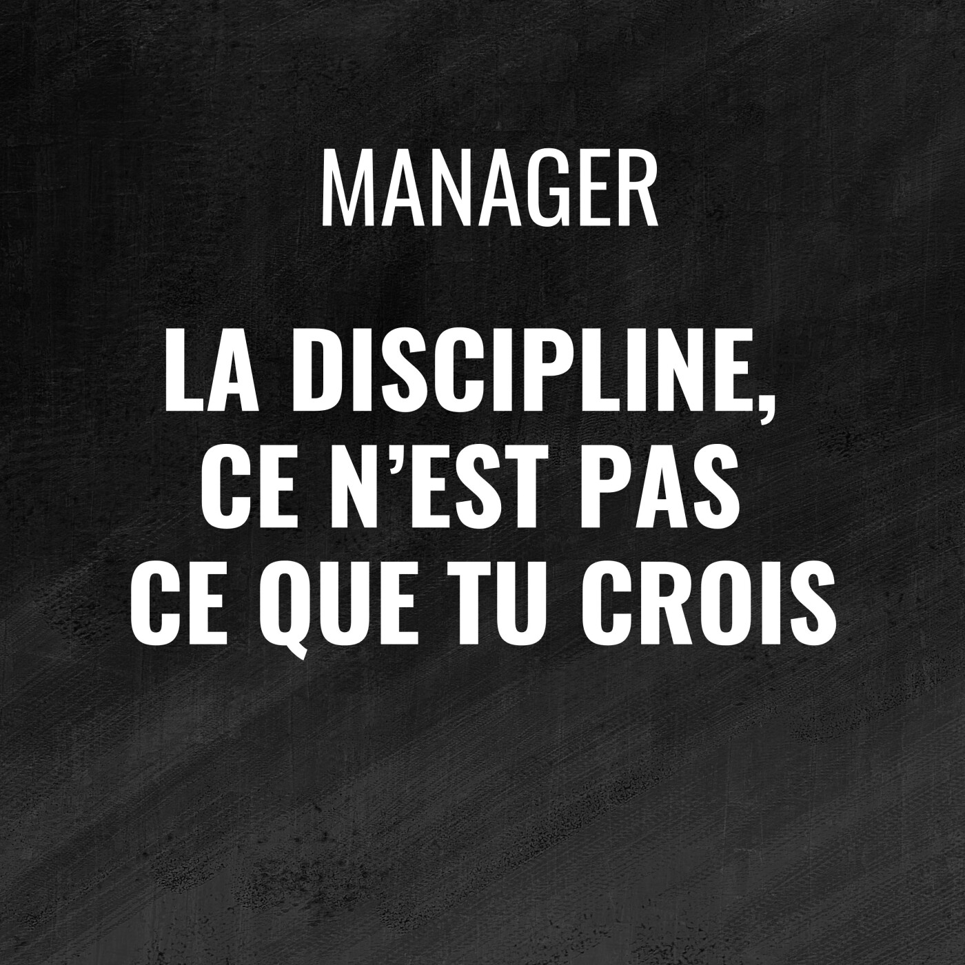 463 - Discipline, un problème de définition - Journal d'un dirigeant