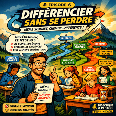 S5E6-Différencier sans se perdre : comment mettre en place la différenciation pédagogique en classe sans s'épuiser cover