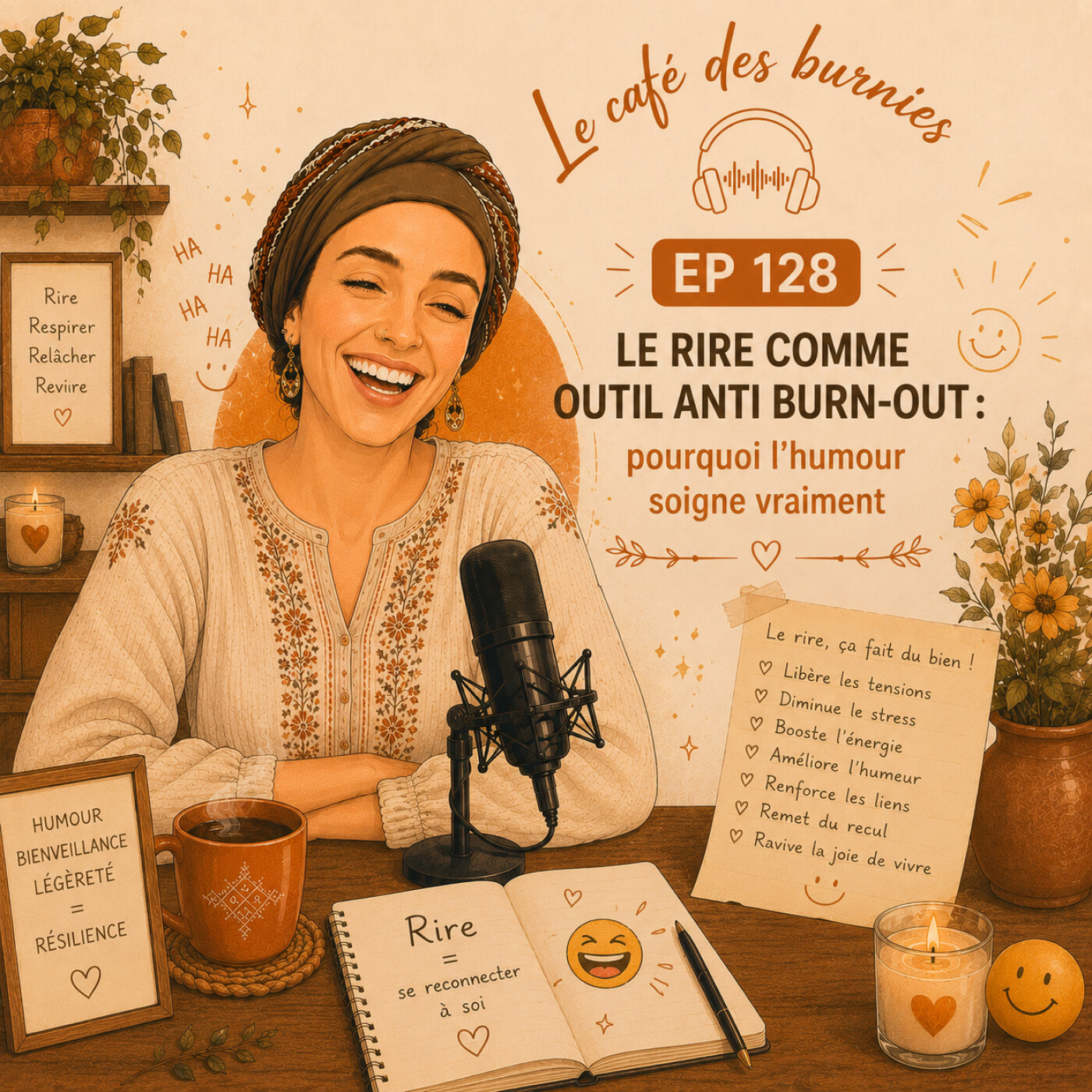 EP 128 LE RIRE COMME OUTIL ANTI BURN-OUT : pourquoi l'humour soigne vraiment
