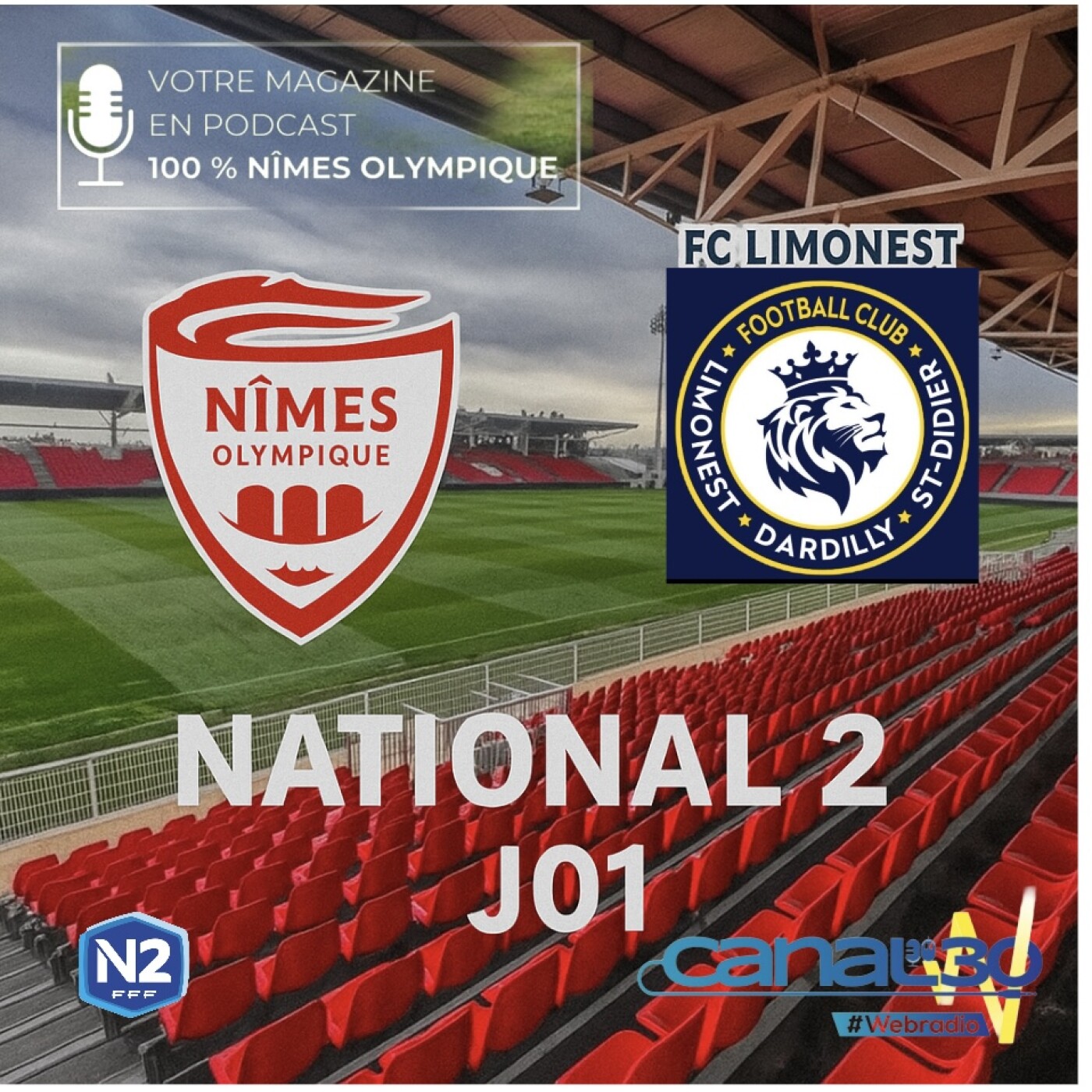 Le podcast football 100% Nîmes Olympique SagaCrocos