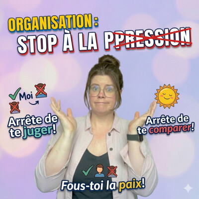 Organisation : et si tu lâchais un peu la pression ? cover