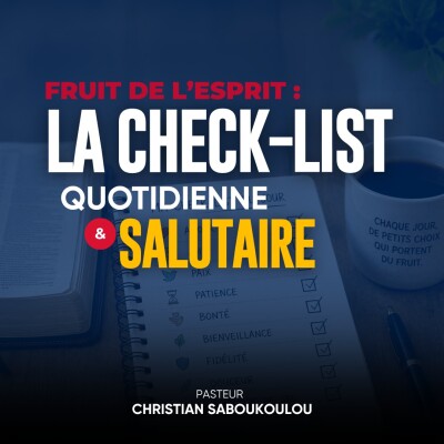 FRUIT DE L’ESPRIT - LA CHECK-LIST QUOTIDIENNE (ET SALUTAIRE) cover