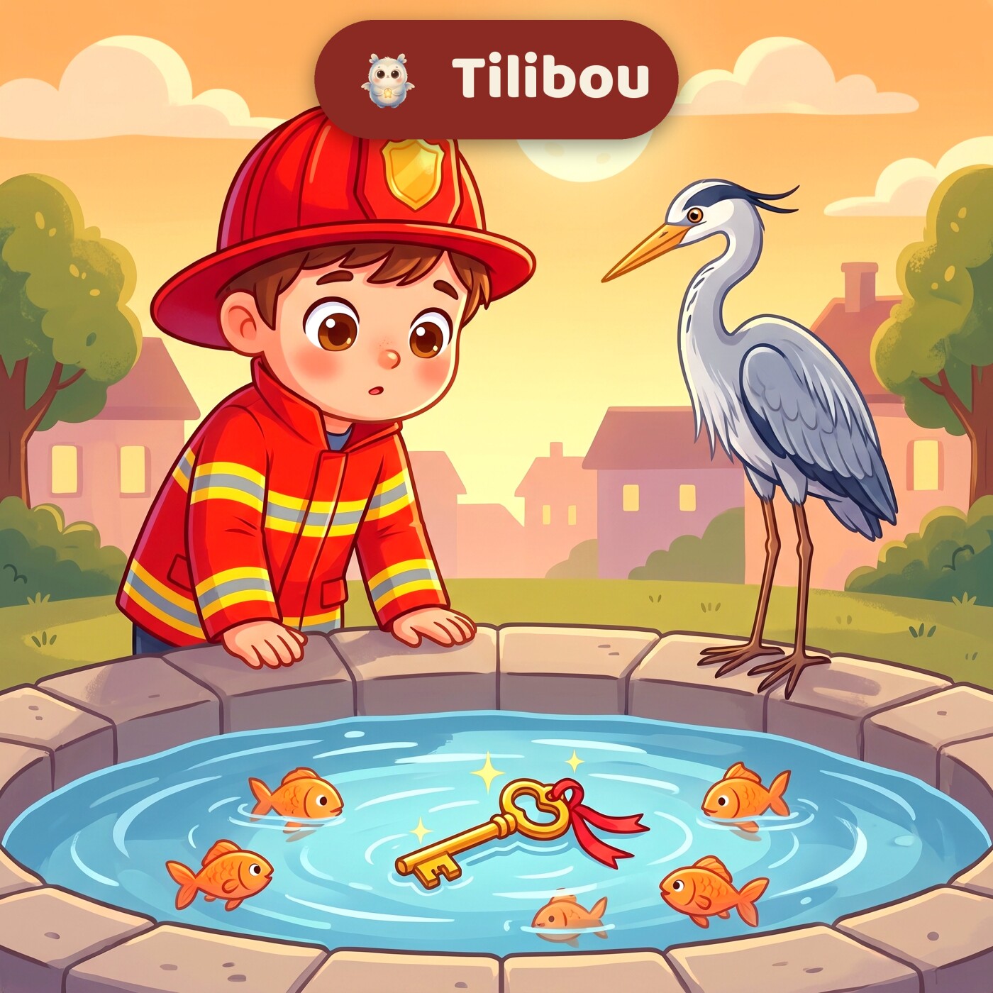 Nino, der kleine Feuerwehrmann · Der Schlüssel des Bürgermeisters ist in den Brunnen gefallen · Kinder-Podcast