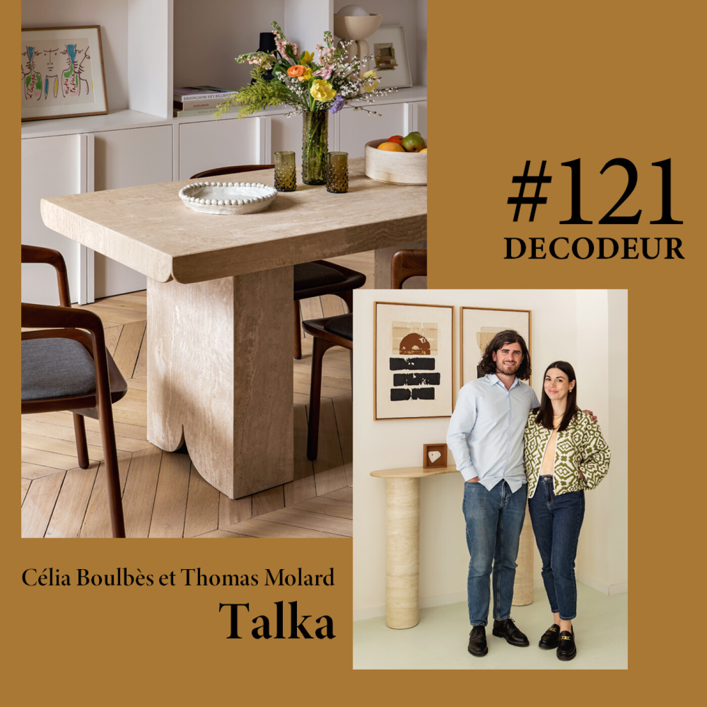 #121 TALKA : du mobilier en travertin ou en pierre naturelle, la grande tendance du moment