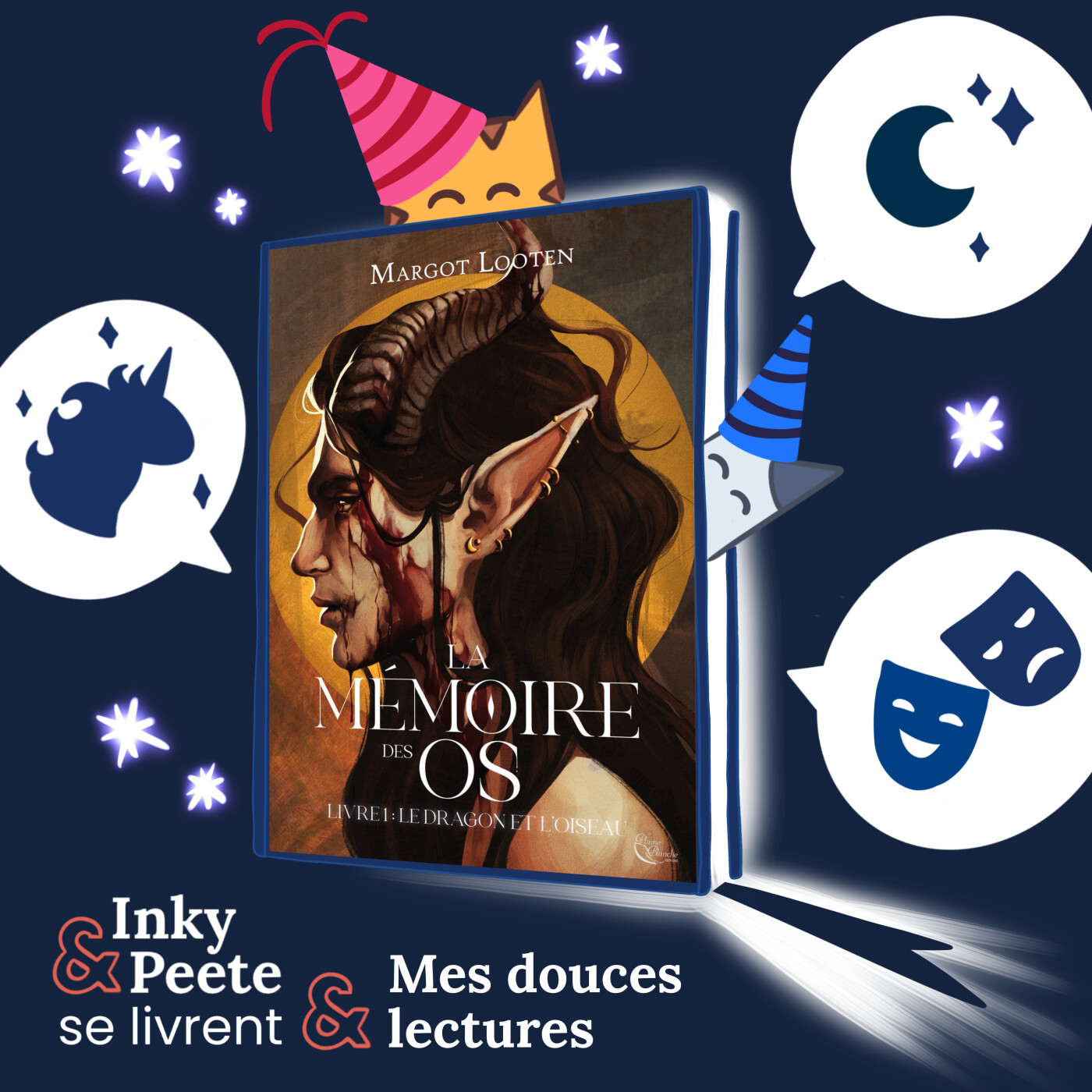 Inky et Peete se livrent - le podcast lecture qui donne voix aux premiers mots d’un livre