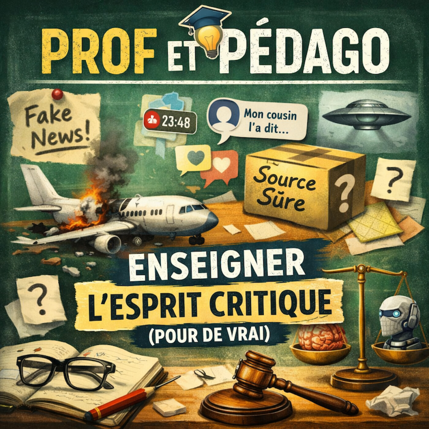 Enseigner l’esprit critique à l’école : pédagogie, analyse et raisonnement des élèves episode artwork