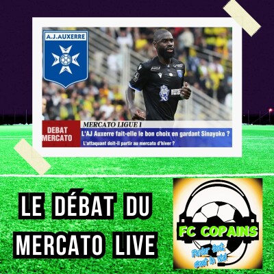 L'AJ Auxerre⚪🔵 fait-elle le bon choix en gardant Sinayoko🇲🇱❓L'attaquant doit-il partir cet hiver❓🤔 cover