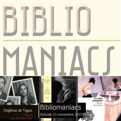 Bibliomaniacs épisode 21 Novembre 2015 cover