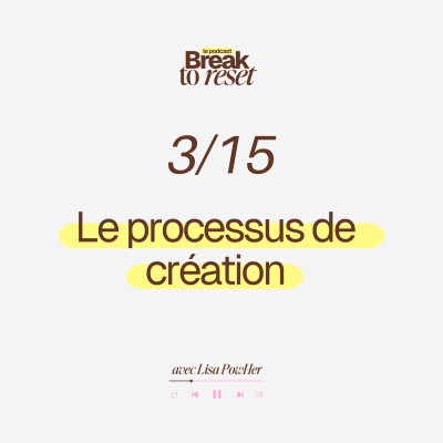 3/15 : Des fois je me demande pourquoi je fais ça, et puis ça passe (processus de création) cover