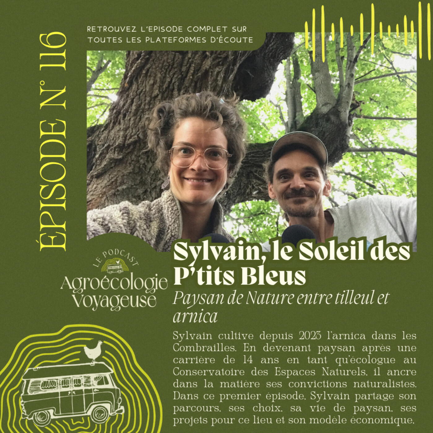 #116 Sylvain, Paysan-Écologue (1/3) Entre tilleul et arnica 🌼 Le Soleil des P'tits Bleus