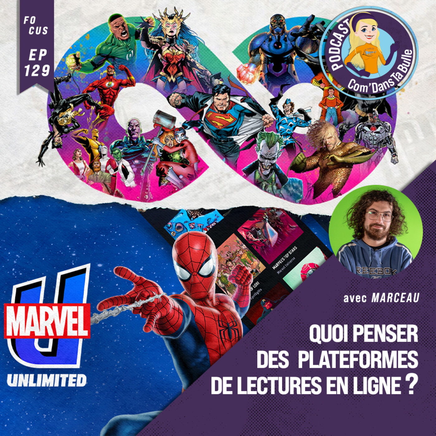 CDTB : Plateformes de lecture en ligne DC & Marvel