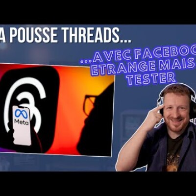 Méta pousse Threads... : ...avec Facebook ! Etrange mais à tester. cover
