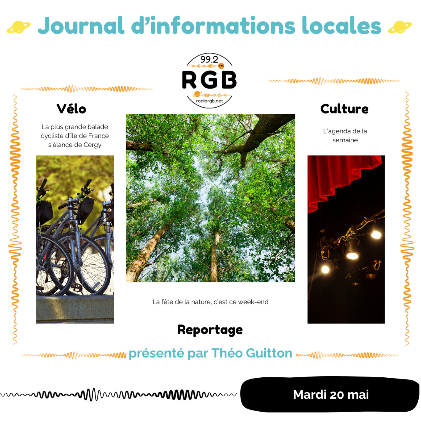 Le journal d\'informations locales - Radio RGB Cergy-Pontoise