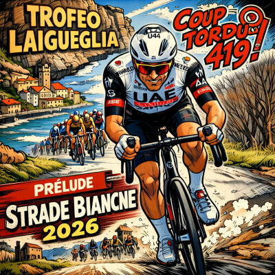 COUP TORDU EPISODE 419 : TROFEO LAIGUEGLIA + PRELUDE STRADE BIANCHE cover