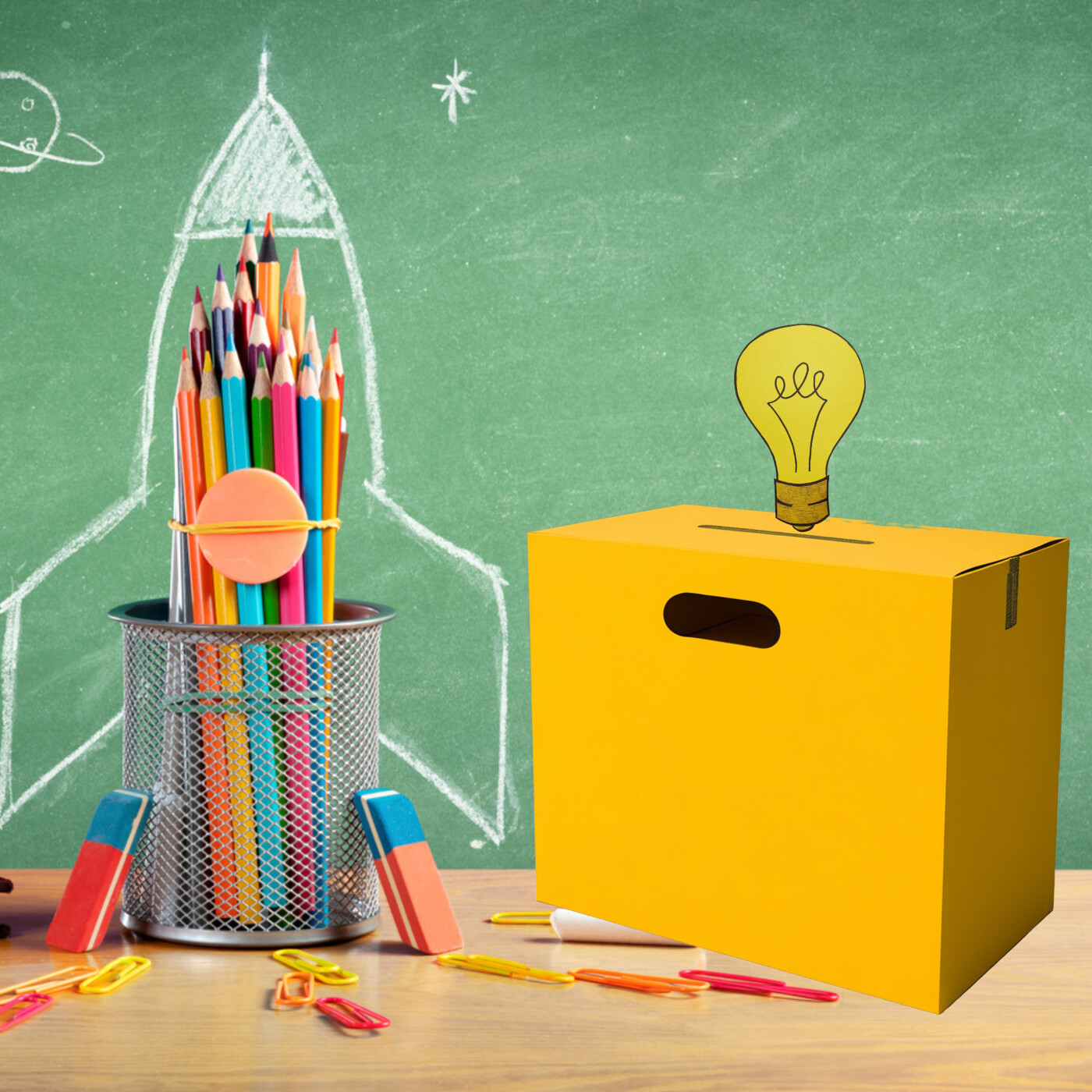 la Boîte à Débordements | Histoire sur la Créativité à l'École