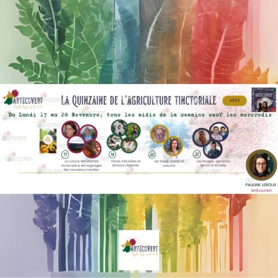 Programme de la Quinzaine de l'Agriculture Tinctoriale Semaine 1 (évolution possible) cover