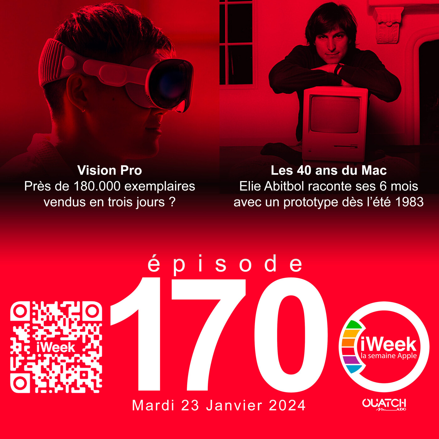 cover of episode 40 ans du Macintosh : Elie Abitbol avait eu accès à un prototype dès l’été 1983 !