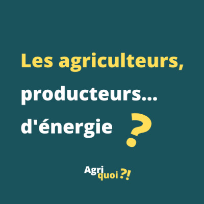 Les agriculteurs, producteurs... d'énergie ? cover
