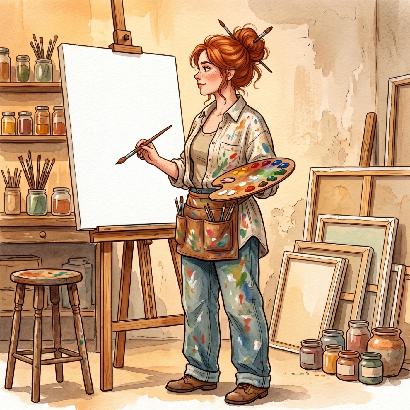 La réponse d'Emilie : Se reconvertir, c'est peindre un tableau de soi-même episode artwork