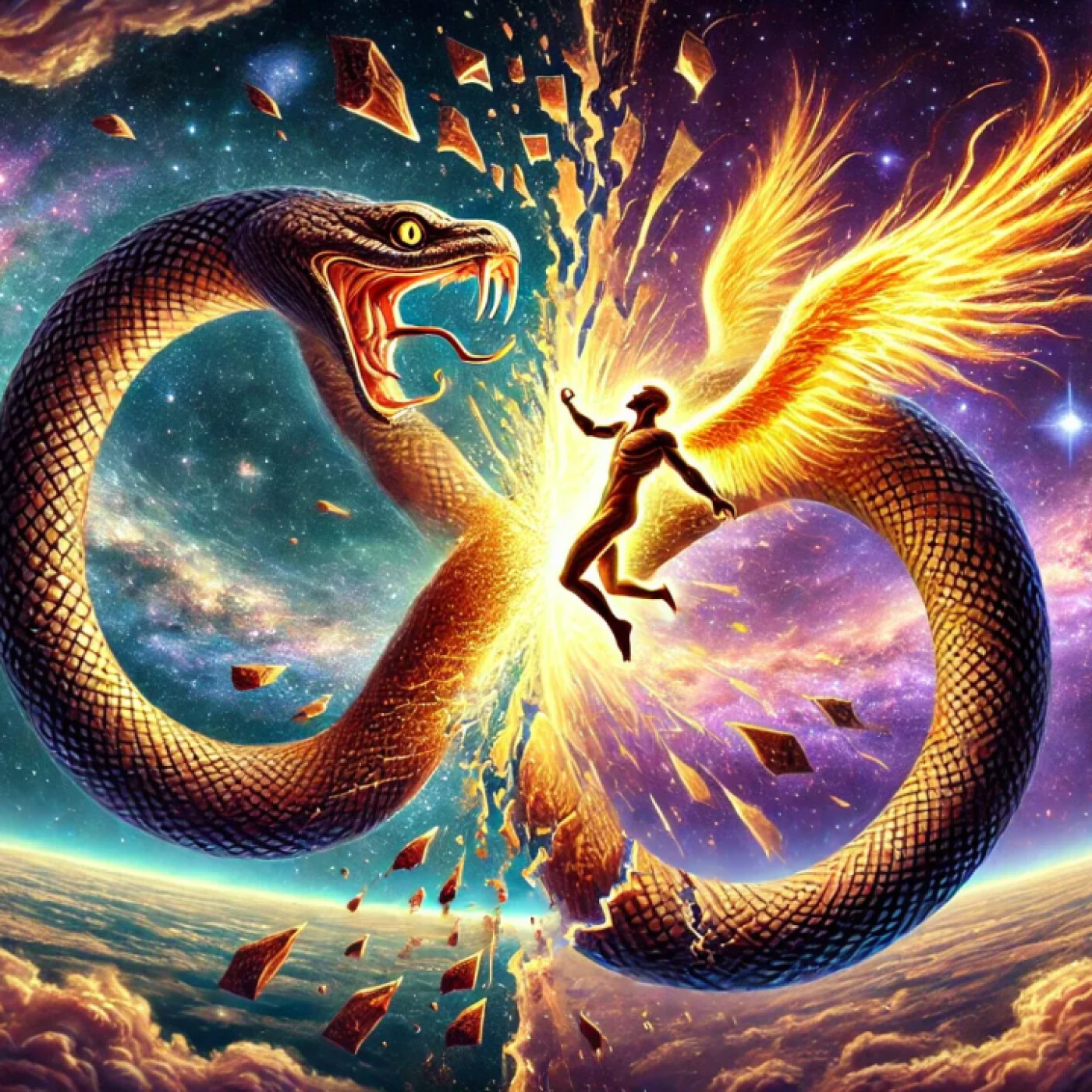 L'homme-Ange et la maîtrise du serpent - Archange Michaël Psaume 246