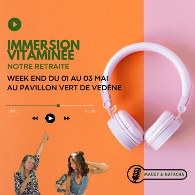 IMMERSION VITAMINÉE NOTRE RETRAITE cover