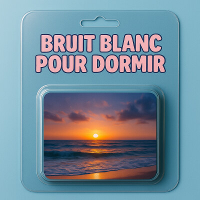 1 H Bruit Blanc pour DORMIR | Son des vagues | ASMR pour le sommeil des petits et grands cover