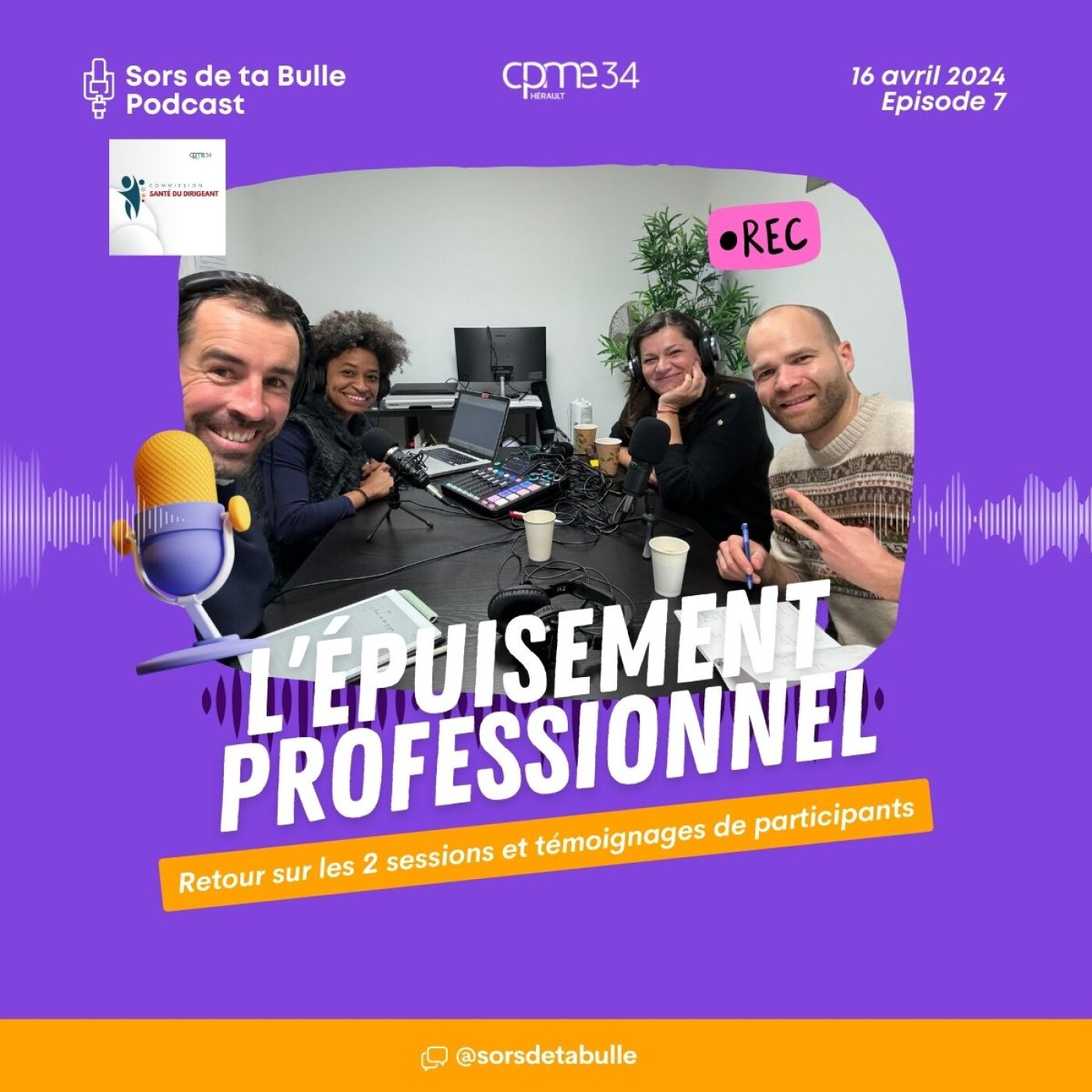 Bande annonce : CPME34 Commission santé du dirigeant \