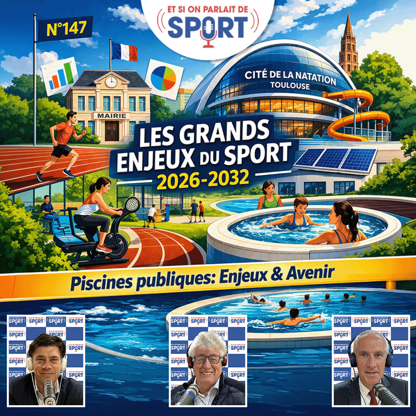 Émission N°147 - Les grands enjeux du sport pour les années à venir episode artwork