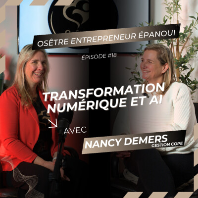 Transformation numérique et AI avec Nancy Demers, Gestion COPE cover