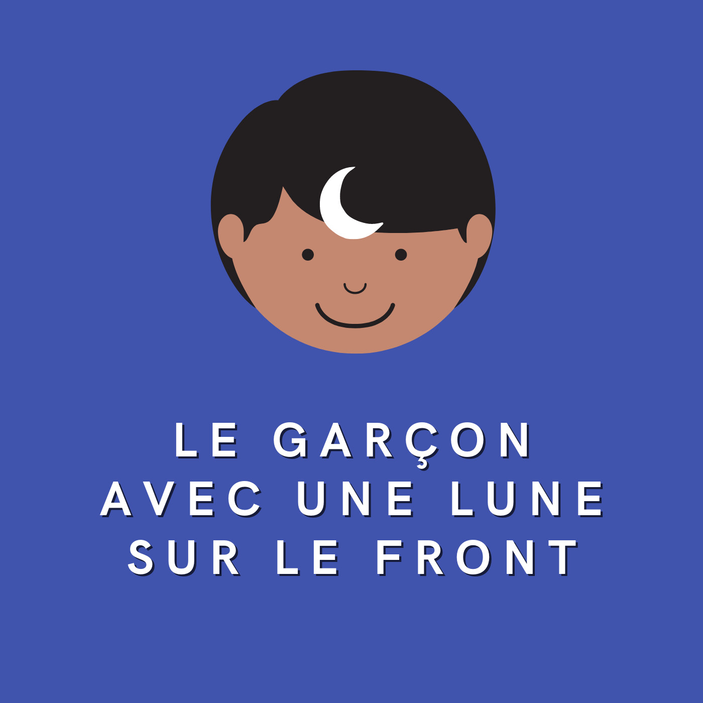 Le Garcon avec une lune sur le front
