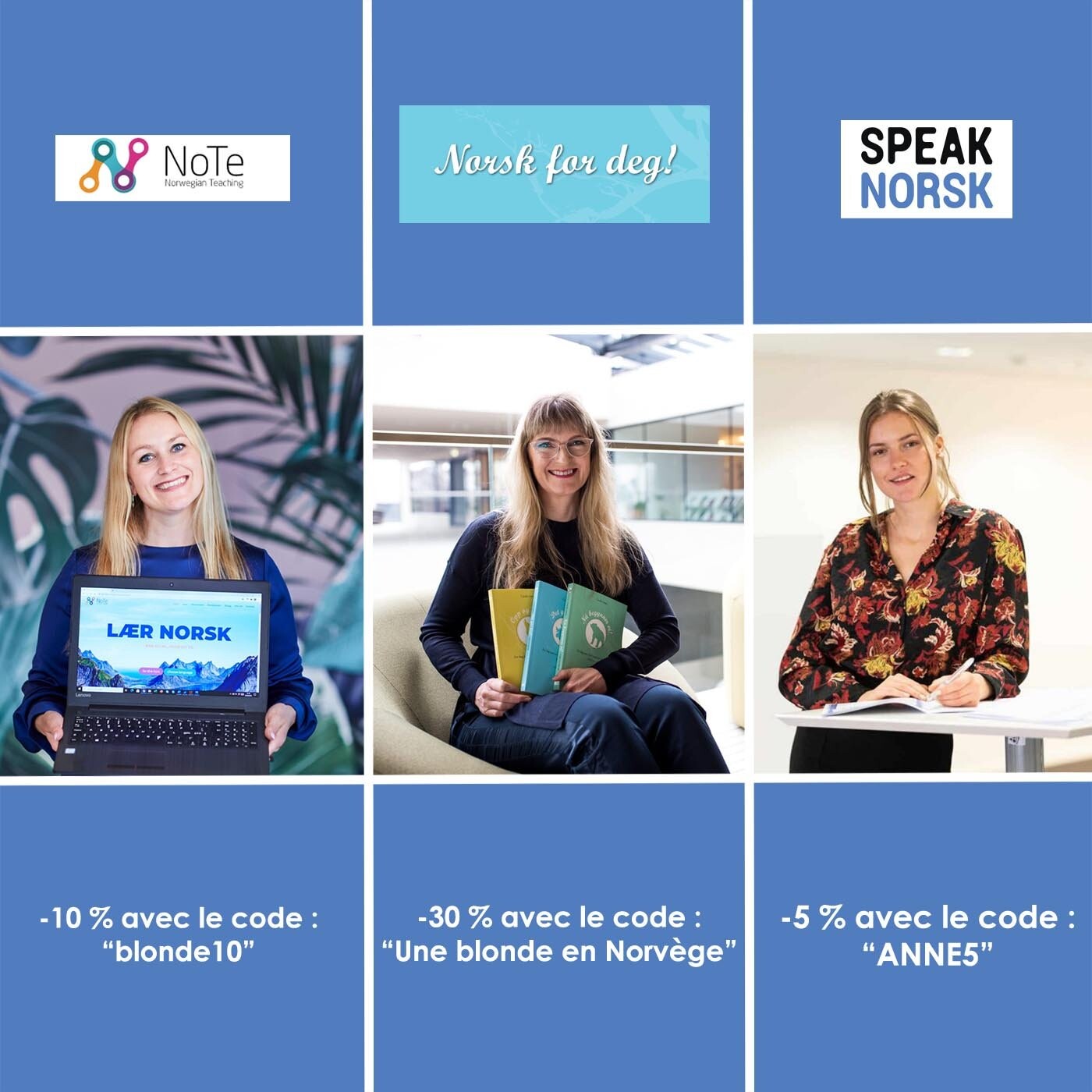 Une blonde en Norvège