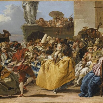 Scène de Carnaval ou le menuet - Tiepolo cover
