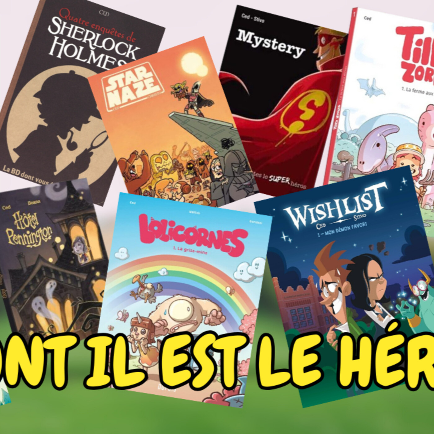 CED, un auteur de bandes dessinées qui se nourrit de ses activités artistiques. episode artwork