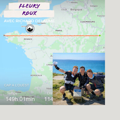 Episode 265 - Fleury Roux - traverser la France en azimut d'Est en ouest cover