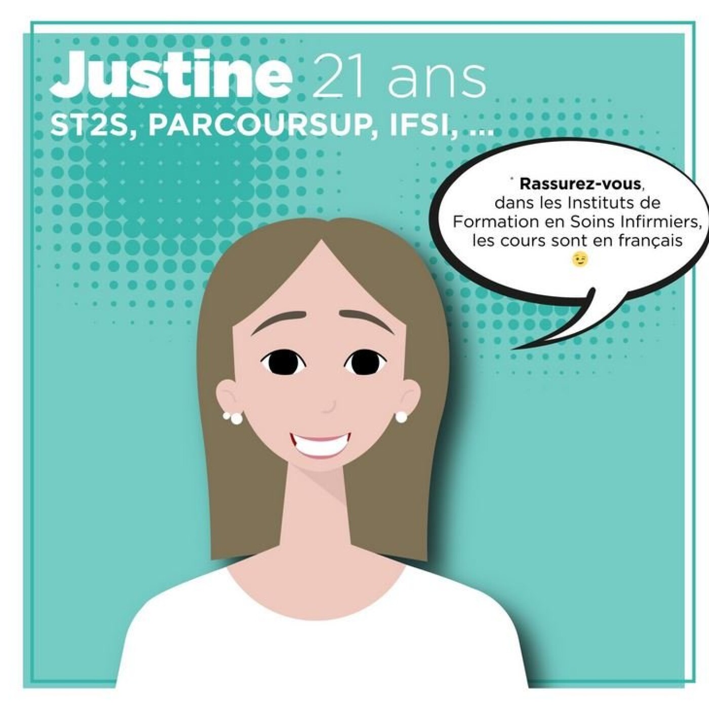 Interview de Justine "ST2S, Parcousup, IFSI..." episode artwork