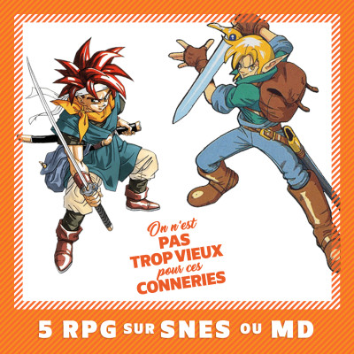 5 RPG sur Super Nes ou Megadrive (1993 - 1996) cover
