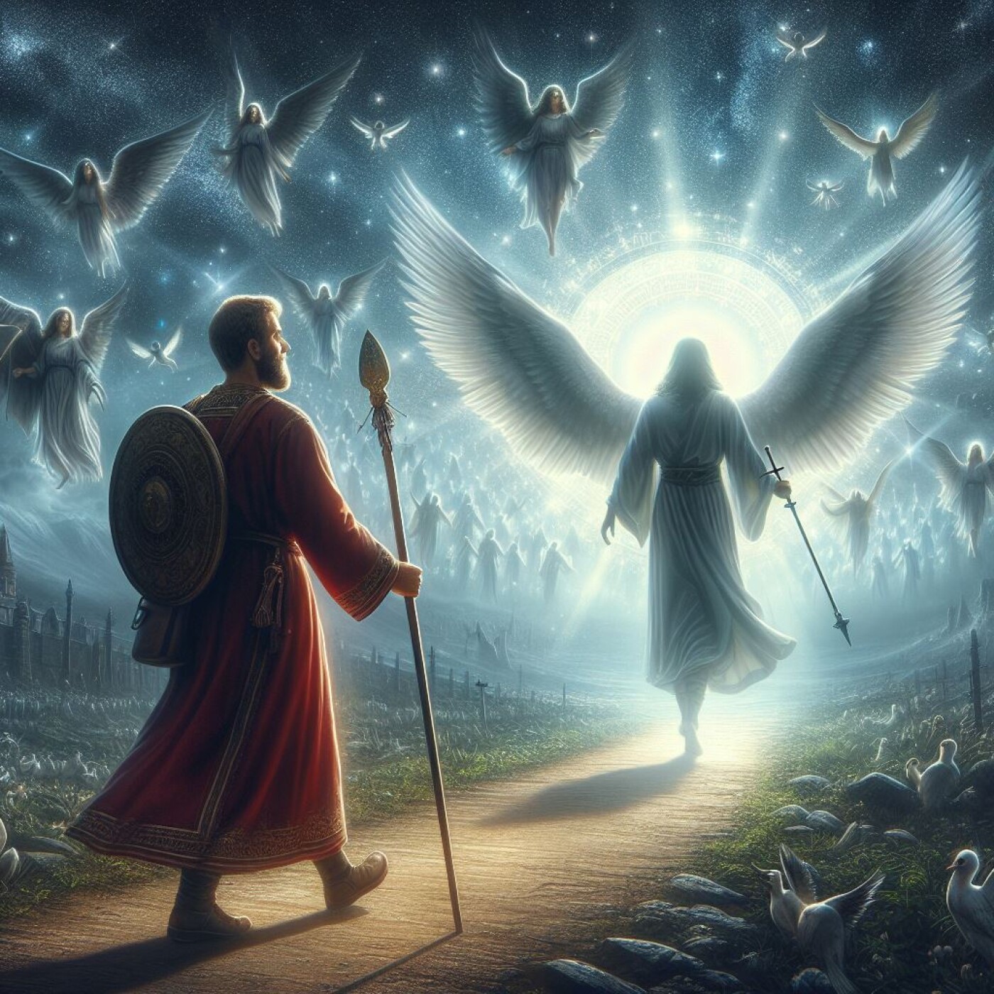 Marchez avec votre Ange et faites grandir la Ronde des Archanges - Archange Raphaël Psaume 35