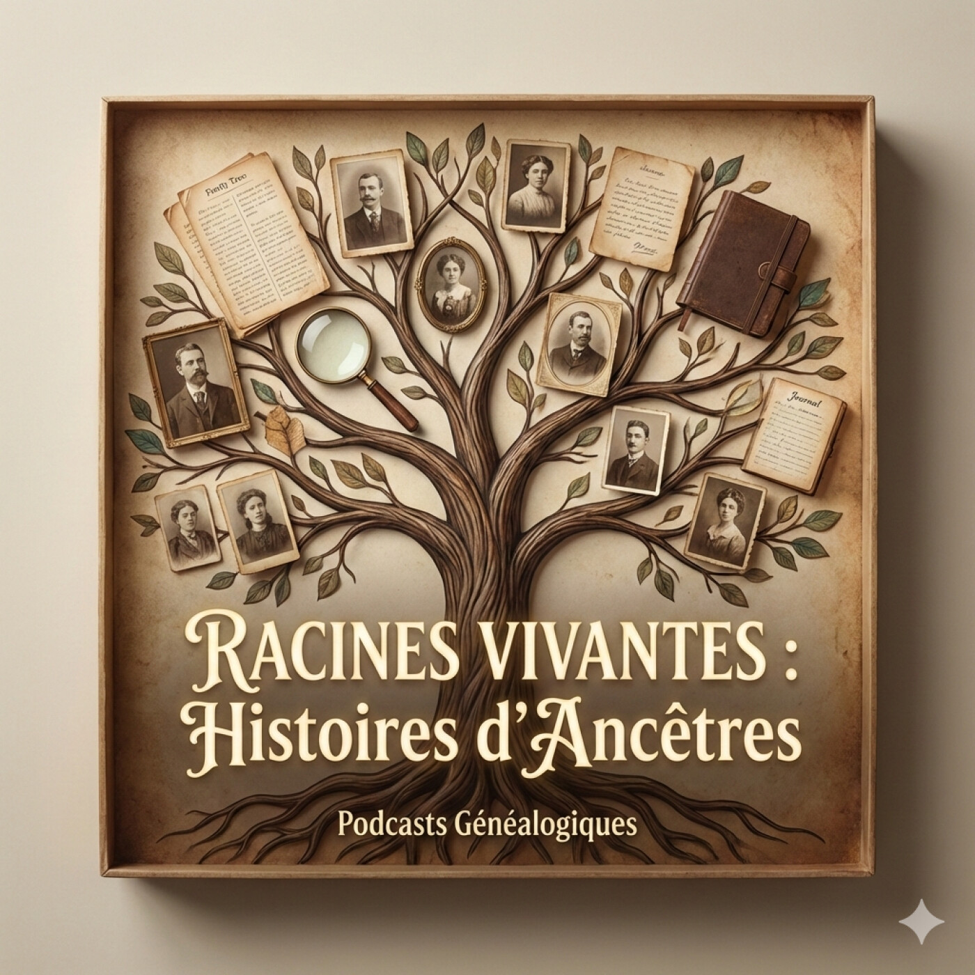 "Racines Vivantes", le podcast généalogique de mes ancêtres! cover art
