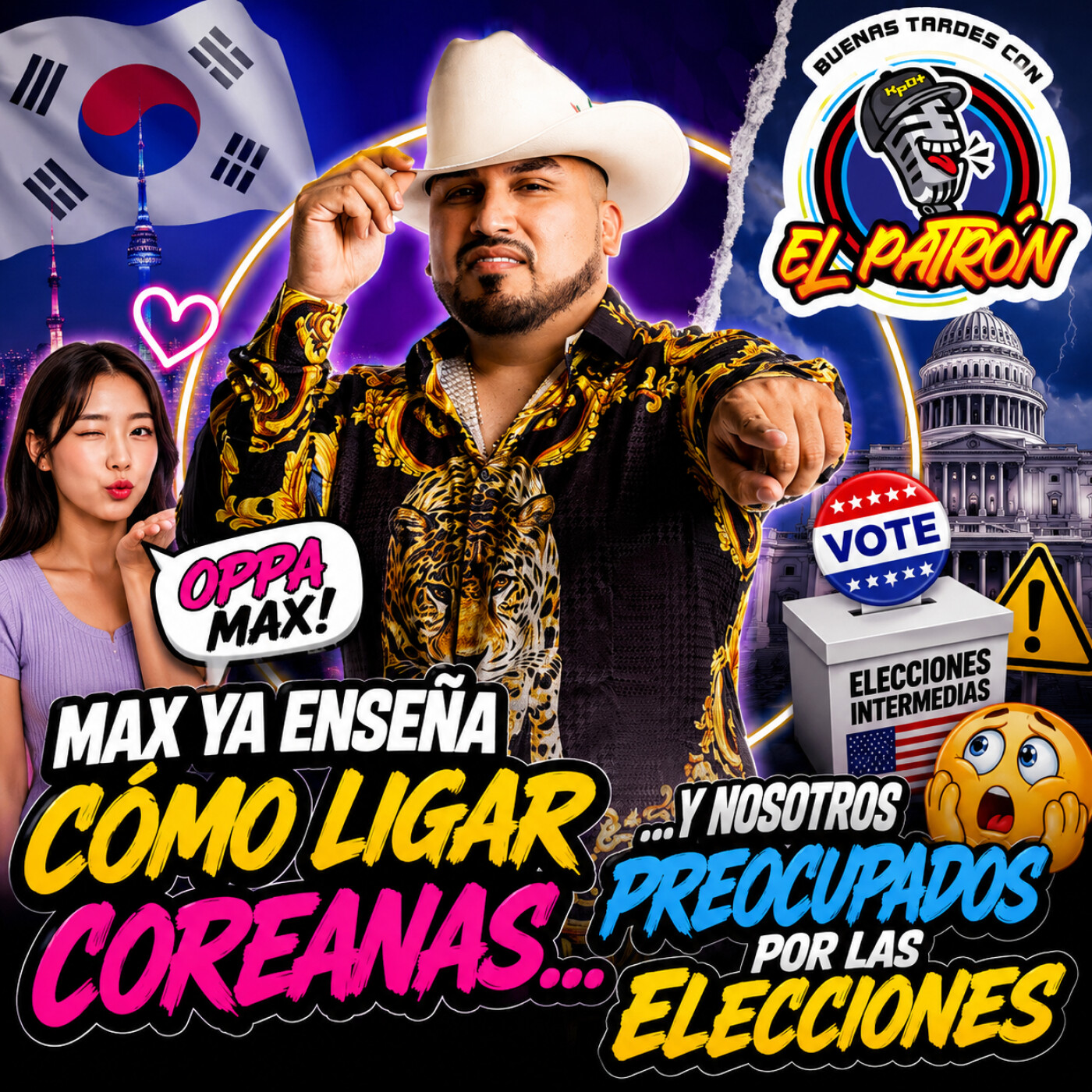 Max ya enseña cómo ligar coreanas… y nosotros preocupados por las elecciones episode artwork