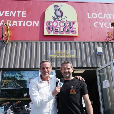 Vincent Hausseguy encourage la mobilité douce sur le Bassin depuis plus de 13 ans avec sa structure Cocci'Vélos qu'il nous présente cover