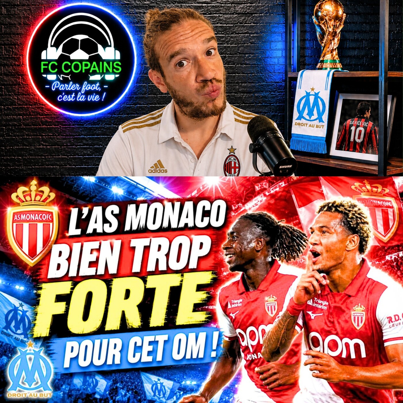 Débat Ligue 1 - AS Monaco vs Olympique Marseille le debrief - L'ASM bien trop forte pour cet OM