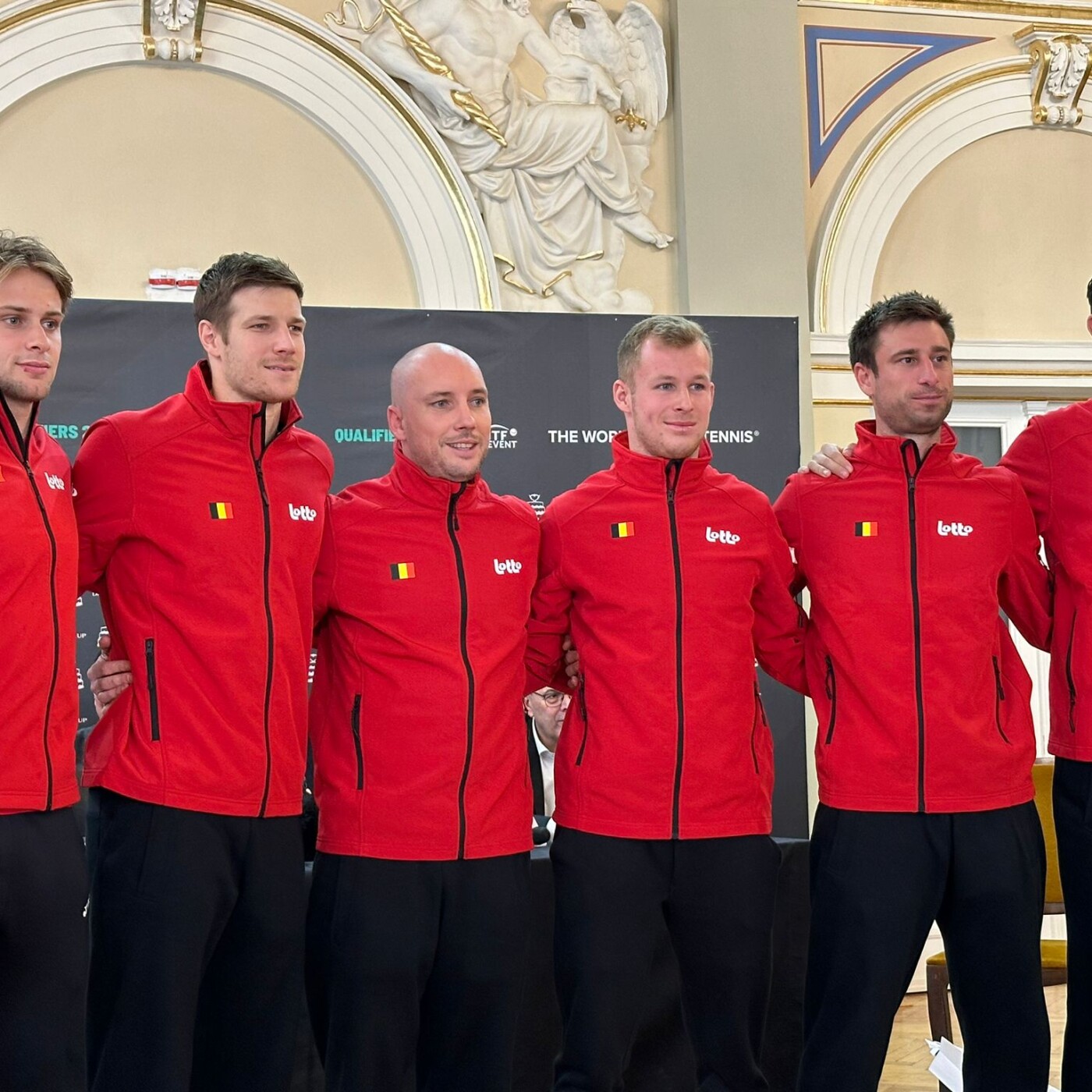 Préface du match de Coupe Davis Croatie - Belgique