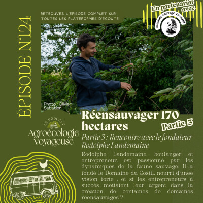 #124 Réensauvager 170 hectares au Domaine Du Costil 🦌 Partie 3 : Rodolphe Landemaine, fondateur cover