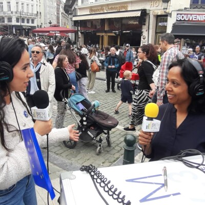 Journée de l'Europe 9 May 2024 -Sara avec Vanessa citoyenne Slovéne cover
